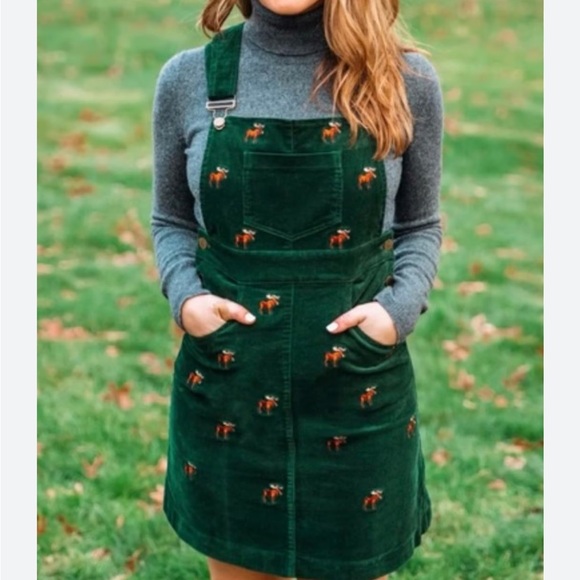 Kiel James Patrick Dresses & Skirts - Kiel James Patrick "The Great Moose" Corduroy Overall Jumper Green Size Small